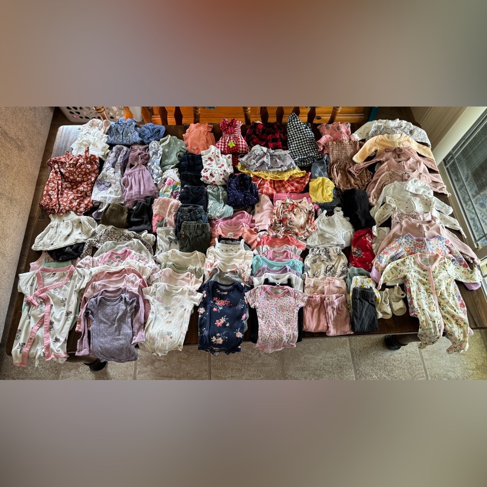 Assorted Baby Clothing Bundle and Much More Baby Items